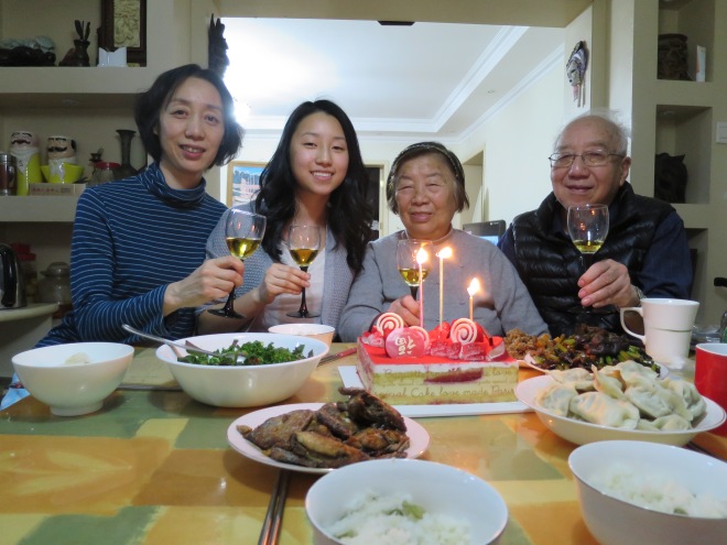 I celebrated my 21st birthday with family in Beijing, before exchange started.